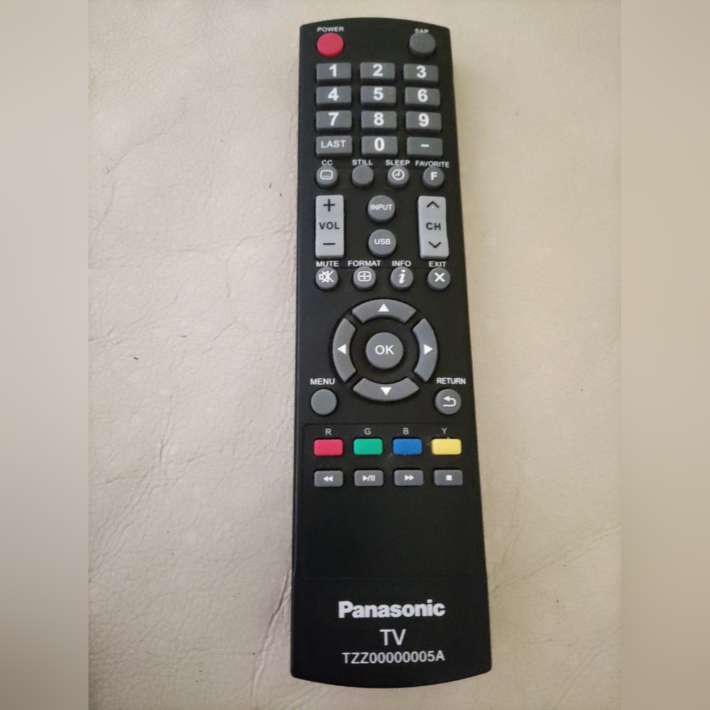 Panasonic Black TV Remote Control